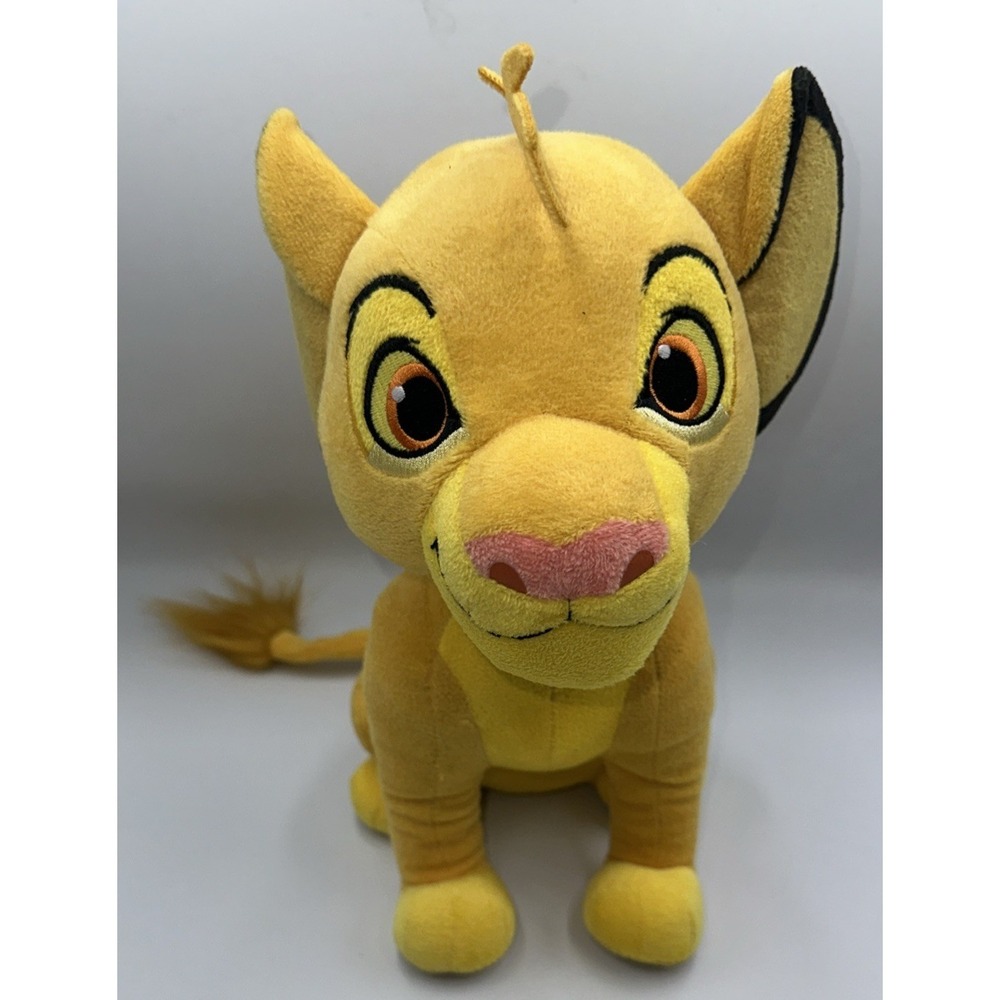 Large Disney Lion King Simba Plush Stuffed Animal Collectible 13"